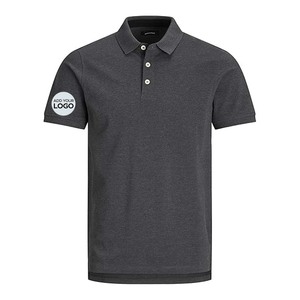 เสื้อเชิ้ตแขนสั้นผู้ชาย ผ้าถัก 100% ผ้าฝ้าย พิมพ์ลาย มีปก ระบายอากาศได้ดี - Product Image 1