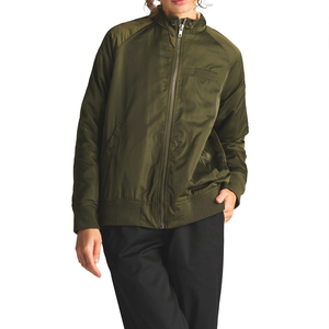 Breathable <b>Lightweight</b> Long Sleeve <b>Ladies</b> Satin Bomber <b>Jacket</b> 2025 New Design Satin Bomber <b>Jacket</b> In Low MOQ - Product Image 1