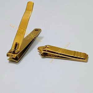 Cortauñas Profesional de Acero Inoxidable Dorado, Cortador de Uñas para Manicura y Pedicura, Herramienta de Belleza para Salón y Uso Doméstico, Logotipo Personalizado - Product Image 6