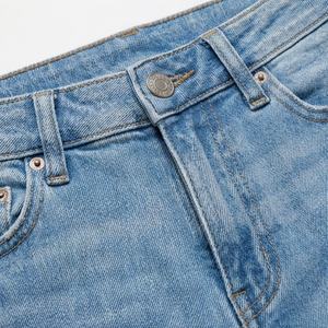 Jeans Rectos Casuales Transpirables Personalizados, Nuevo Diseño, Denim para Mujer, Súper Desgastados, Color Personalizado, Moda Premium - Product Image 4
