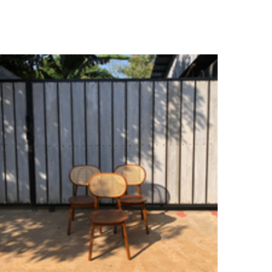 Silla de Estilo Minimalista con Respaldo Alto para Restaurante o Cafetería al Aire Libre, Asiento de Ratán, para Comedor, en Venta - Product Image 6