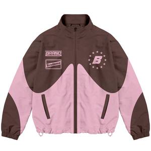 ชุดวอร์มแขนเสื้อสำหรับผู้ชายวัสดุไนล่อนกันลมสีเหลือง - Product Image 5