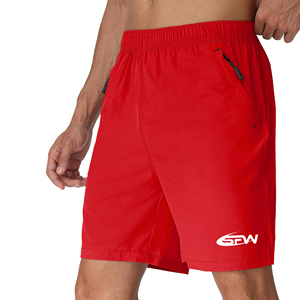 Short de gym pour hommes Vente en gros en vrac OEM tissu uni à séchage rapide impression de logo personnalisé disponible pour les marques de vêtements de sport - Product Image 1