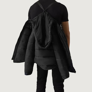 Venta al por mayor de encargo ligero impermeable a prueba de viento acolchado Puffer Baggy chaquetas con capucha de gran tamaño para los hombres chaquetas gruesas - Product Image 5