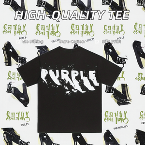 T-shirt Homme Chic en Coton Tricoté 100% Anti-boulochage, Coupe Ample, Style Urbain, Couleur Unie, Vente en Gros - Product Image 2