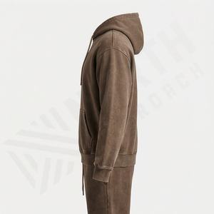 Chándal Deportivo Estilo Urbano con Lavado Ácido para Hombre, Alta Calidad, Color Personalizable, Transpirable, Estilo Invernal, Ropa Deportiva - Product Image 3