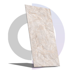 Azulejos de porcelana pulida Premium CINVA CREMA 600x1200MM / 24X48 estilo clásico moderno acabado brillante azulejos de ladrillo refractario de grado A - Product Image 1