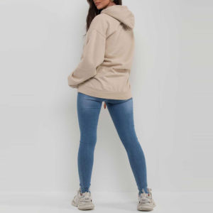 เสื้อฮู้ดแขนยาวสำหรับผู้หญิงเสื้อกีฬาแขนยาวแบบสั่งตัด - Product Image 4