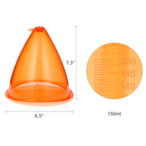 Copos XXL180ml em 5 Cores para Levantamento de Glúteos e Aumento de Seios, Terapia de Ventosas com Sucção a Vácuo - Product Image 3