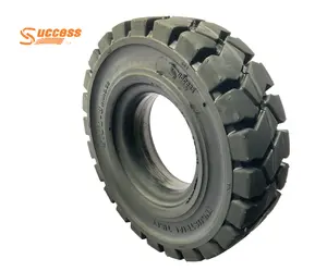 Success Solid Tire Spare Parts For Forklift 5.00-8 Natural Tire High Specification Bearing Strength Using For Toyota Forklift