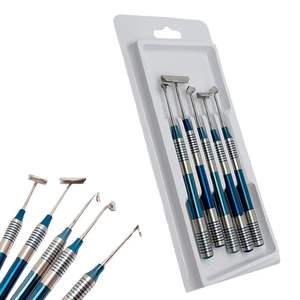 Kit d'instruments chirurgicaux dentaires manuels en acier inoxydable de haute qualité : Élévateur périostal, Flap lingual, Instrument tissulaire pour implants CE 5 - Product Image 6