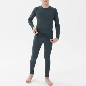 Leggings de compression athlétiques personnalisables Ensemble de couche de base pour adolescents-Évacuation de l'humidité Séchage rapide Respirant - Product Image 2