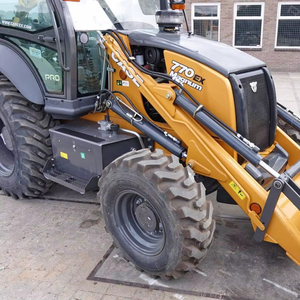 Mini Retroexcavadora CASE 4X4, Maquinaria de Construcción de Ingeniería, Excavadora Hidráulica, Cargadora, Máquina Integrada con Bomba de Ruedas - Product Image 6