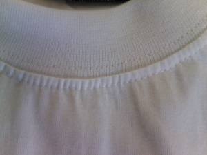 T-shirts blancs unis tricotés formels grande taille pas chers pour hommes - Product Image 2