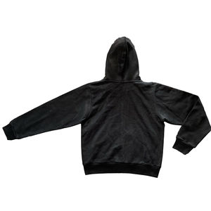 Basics Cotton Blended 2025 High Quality Solid Customized Color Long Sleeve cotton blended <b>Hoodies</b> With <b>Fur</b> on Hood OEM Service - Product Image 4