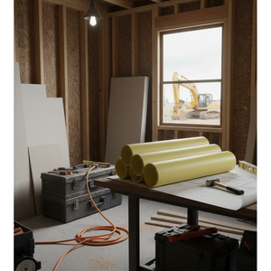 Membrana Impermeable con Barrera de Vapor Multicapa de 1.2mm de Espesor para Impermeabilización de Techos, Túneles, Villas, Apartamentos y Edificios de Oficinas - Product Image 2