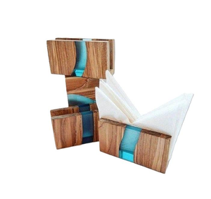 Porta Servilletas de Madera, Caja para Papel Higiénico Personalizada, Ideal para Limpiar Manos en Baños, Hoteles, Restaurantes, Autos y Otros Lugares - Product Image 1