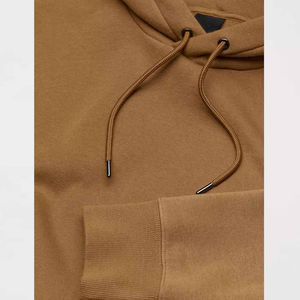 Sweat à capuche surdimensionné en coton éponge français de haute qualité Sweats à capuche personnalisés pour hommes Streetwear décontracté - Product Image 4
