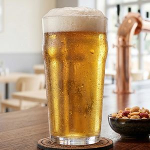Verres à bière transparents de 500 ml avec impression personnalisée, conception empilable, logo sur mesure, fabrication en gros OEM/ODM - Product Image 4