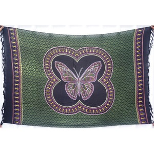 New Hawaiian Sarong Animal Butterfly Print Beachwear Cover Up 100% Rayon PR0119-01-180 - Product Image 1