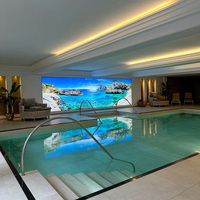 Pantalla LED de Video a Todo Color para Interiores TOPvision P2.5, Resolución 8K, Pantalla Electrónica para Escenarios y Eventos