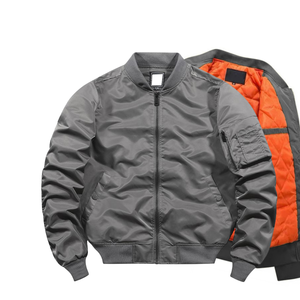 2026 nueva chaqueta Bomber de satén hecha a medida, precio al por mayor, chaquetas de béisbol de satén, chaqueta universitaria con ribete de cuero - Product Image 1