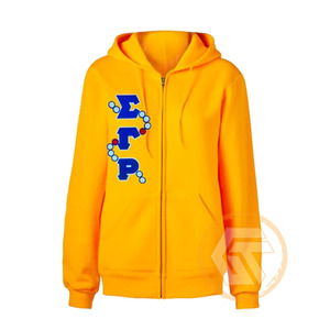 Sudadera con Capucha Personalizada de Algodón y Felpa con Logotipo Bordado de Sigma Gamma Rho, Diseño Griego, Ecológica, de Alta Calidad para Invierno - Product Image 4