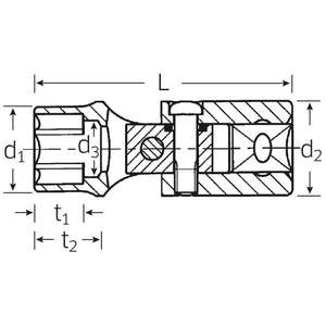 ประแจหกเหลี่ยม Stahlwille UNIFLEX Metric Sockets HEX คุณภาพสูง - Product Image 2