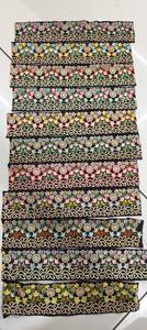 Haute qualité pleine longueur robe islamique dentelle florale broderie Chic dentelle Accents élégant Style d'affaires modeste Abaya-as chaussures - Product Image 3