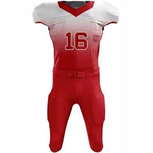 Uniformes de football américain personnalisés respirants en gros, avec impression numérique par sublimation sur sergé, logo couleur personnalisé - Product Image 5