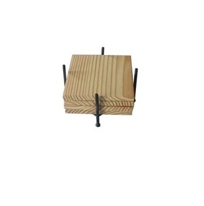 Nouveau design support de caboteur en métal support de forme carrée artisanat design attrayant support de caboteur en métal - Product Image 6
