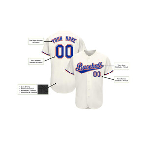 Maillot de baseball de conception personnalisée de haute qualité Maillots d'équipe imprimés multicolores Meilleures ventes - Product Image 6