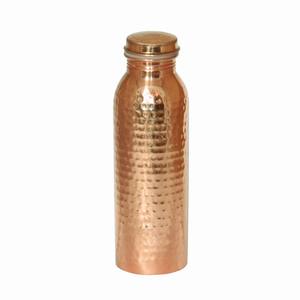 Flawless 100% Pure Handmade Copper <b>1L</b> <b>Water</b> <b>Bottle</b> Leak-Proof Yoga <b>Bottle</b> <b>with</b> Custom Logo for Camping Ambience Lifestyle - Product Image 2