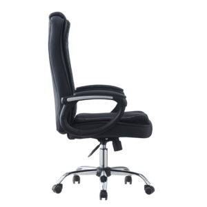 Vente directe usine Chaise de bureau de direction en cuir de luxe, pivotante et réglable en hauteur - Product Image 4