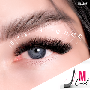CharmLash Fournitures pour extensions de cils Cils en vison moelleux Boîtes d'emballage pour cils Plateau de longueurs mixtes Noir mat sans teinte bleutée ni vertâtre - Product Image 5