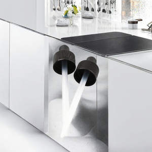 Offre Spéciale – Bouteilles de 10 ml à col 18/410, anti-déversement, en plastique noir et blanc, avec bouchon à vis de sécurité enfant, pour un versement fluide - Product Image 1