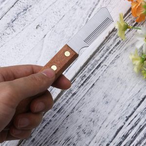 Cuchillo pelador con mango de madera, cuchillo pelador de acero inoxidable personalizado para perros y Mascotas - Product Image 3