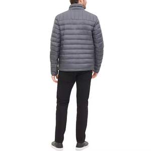 แจ็คเก็ตพัฟเฟอร์ผ้าแคนวาสสำหรับผู้ชาย ดีไซน์ใหม่ สไตล์ไฮสตรีท สำหรับฤดูหนาว ให้ความอบอุ่น ปรับแต่งโลโก้ด้านหน้าได้ ปิดด้วยซิป - Product Image 6