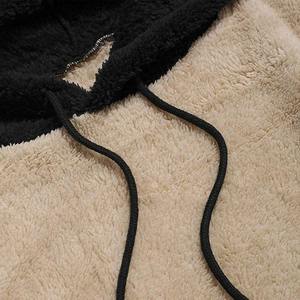 Vêtements de rue de haute qualité Logo personnalisé Imprimé Sherpa Polaire Hoodies 2024 Top Tendance Confortable Sherpa Polaire Hoodies - Product Image 4