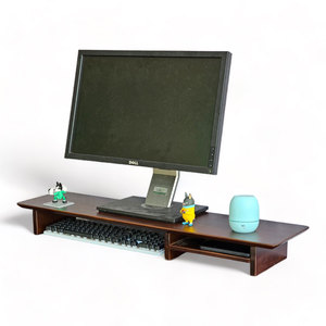 ขาตั้งจอคอมพิวเตอร์ไม้ยางพารา 100x20x10 ซม. รุ่น MS68019 สำหรับจอ 32 นิ้ว ปรับเอียงได้ 90 องศา สินค้าใหม่พร้อมส่ง - Product Image 1