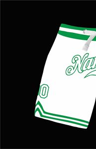 Short de basket-ball personnalisé de haute qualité pour hommes pantalon court professionnel taille haute avec motif solide fabrication professionnelle - Product Image 3