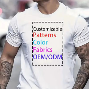 Fabricantes de ropa de aduanas Camisetas para hombres Camiseta personalizada para hombres Ropa personalizada para hombres - Product Image 2