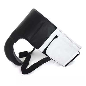 Protector Inguinal de Cuero PU de Estilo Profesional para Karate, Muay Thai, MMA, Boxeo, FIRST FITNESS INDUSTRIES, Negro - Product Image 6