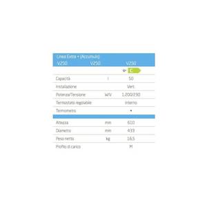 Calentador de Agua Eléctrico Vertical Baxi Extra+ V250 de 50 Litros - Product Image 3