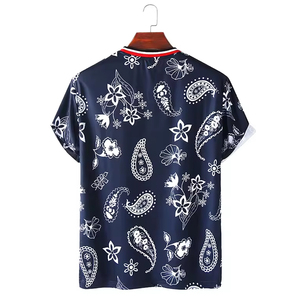 T-shirt pour homme avec impression par transfert thermique, impression personnalisée, séchage rapide, respirant, jersey uni, coupe régulière, streetwear - Product Image 2