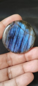 UDGems ผลึกอัญมณีธรรมชาติหินลาบราดอไรต์ทรงหลวมขนาดผสมสีน้ำเงินแวววาวคริสตัลอัญมณีสำหรับทำเครื่องประดับที่เชื่อถือได้ - Product Image 2