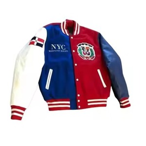 2025 veste universitaire de rue en laine légère pour hommes personnalisé Letterman haute qualité meilleure vente avec col montant pour l'hiver - Product Image 3