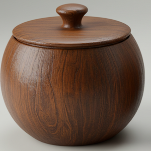 Tazón de madera clásico no tóxico, decoración ecológica, biodegradable, Apto para lavavajillas, para regalos de boda y obsequios - Product Image 1