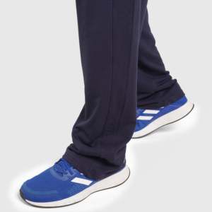 Pantalon de jogging formel en coton 100% avec logo personnalisable (marine), style cargo avec fermetures éclair, tailles XL à 6XL, coupe droite - Product Image 5