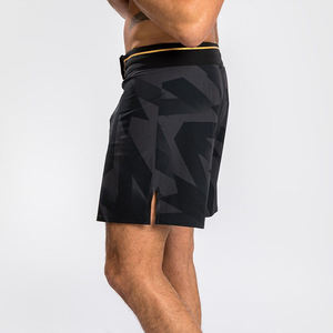 Pantalones cortos de boxeo MMA personalizados para hombre con tela ligera de secado rápido y diseño elástico para entrenamiento de artes marciales - Product Image 2